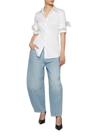 Figure View - Click To Enlarge - HELMUT LANG - Cocoon Light Wash Jeans