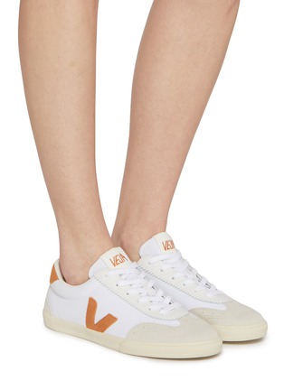 Figure View - Click To Enlarge - VEJA - Volley Low Top Leather Women's Sneakers