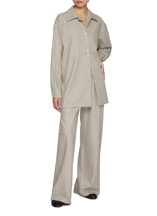 Figure View - Click To Enlarge - THE ROW - Gala Wool Cashmere Pants