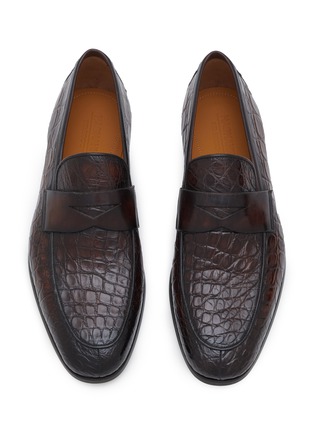 Detail View - Click To Enlarge - MAGNANNI - Leather Penny Loafers