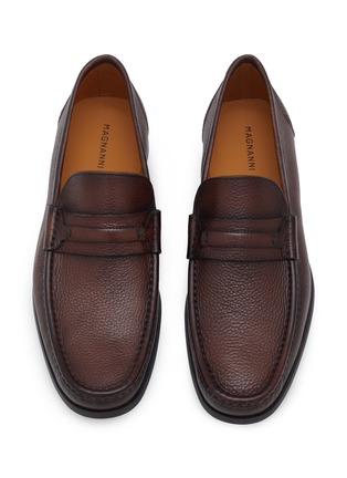 Detail View - Click To Enlarge - MAGNANNI - Leather Penny Loafers