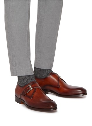 Figure View - Click To Enlarge - MAGNANNI - Leather Oxford Shoes