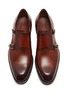 Detail View - Click To Enlarge - MAGNANNI - Wind Leeds Leather Double Monk Shoes