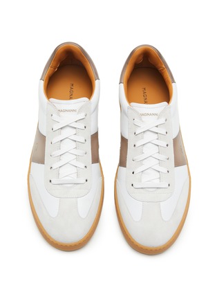 Detail View - Click To Enlarge - MAGNANNI - Crosta Leather Low Top Men's Sneakers