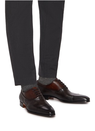 Figure View - Click To Enlarge - MAGNANNI - Leather Oxford Shoes