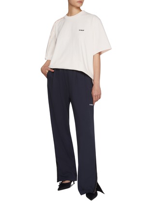 Figure View - Click To Enlarge - BONBOM - Pleated Shoulder Tuck T-shirt