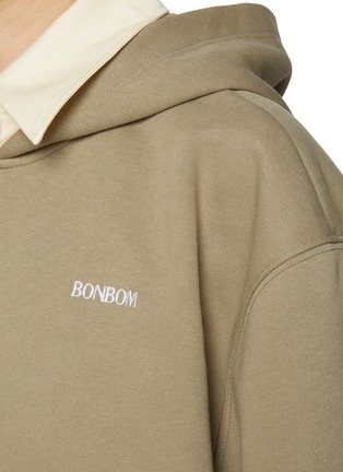  - BONBOM - Detachable Collar Zip Up Hoodie