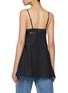 Back View - Click To Enlarge - BONBOM - Duo Buckle Cotton Lantern Tank Top