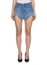 Main View - Click To Enlarge - BONBOM - Corset Mini Denim Skirt