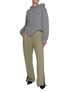 Figure View - Click To Enlarge - BONBOM - Hook And Eye Cotton Sweatpants