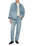 Figure View - Click To Enlarge - FEAR OF GOD - Hidden Placket Denim Trucker Jacket