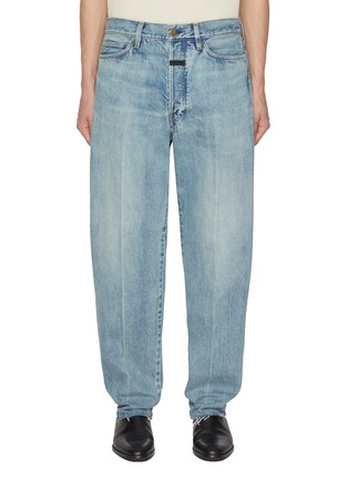 Main View - Click To Enlarge - FEAR OF GOD - 5-Pocket Raw Hem Jeans