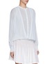 Front View - Click To Enlarge - ALAÏA - Layered Crewneck Cardigan