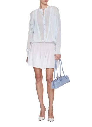 Figure View - Click To Enlarge - ALAÏA - Layered Crewneck Cardigan
