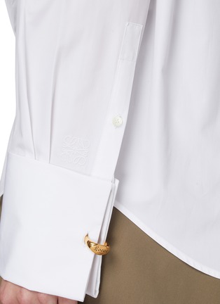  - LOEWE - Neck Tie Cufflink Cotton Shirt