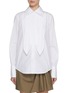 Main View - Click To Enlarge - LOEWE - Neck Tie Cufflink Cotton Shirt