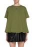 Main View - Click To Enlarge - LOEWE - Embroidered Logo Trapeze Top