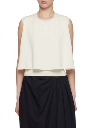 Main View - Click To Enlarge - LOEWE - Sleeveless Wool Knit Sweater