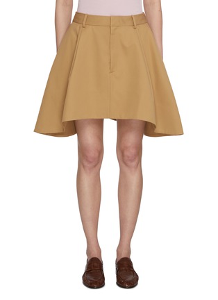 Main View - Click To Enlarge - LOEWE - Voluminous Flared Cotton Silk Skirt