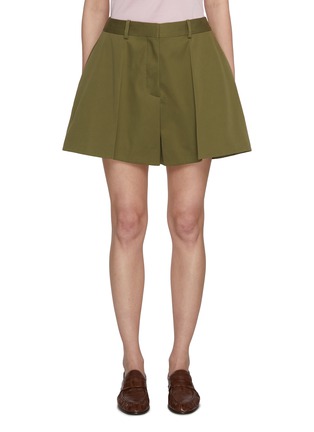 Main View - Click To Enlarge - LOEWE - Trapaze Cotton Silk Shorts