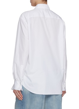 Back View - Click To Enlarge - LOEWE - Draped Cotton Shirt