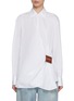 Main View - Click To Enlarge - LOEWE - Draped Cotton Shirt