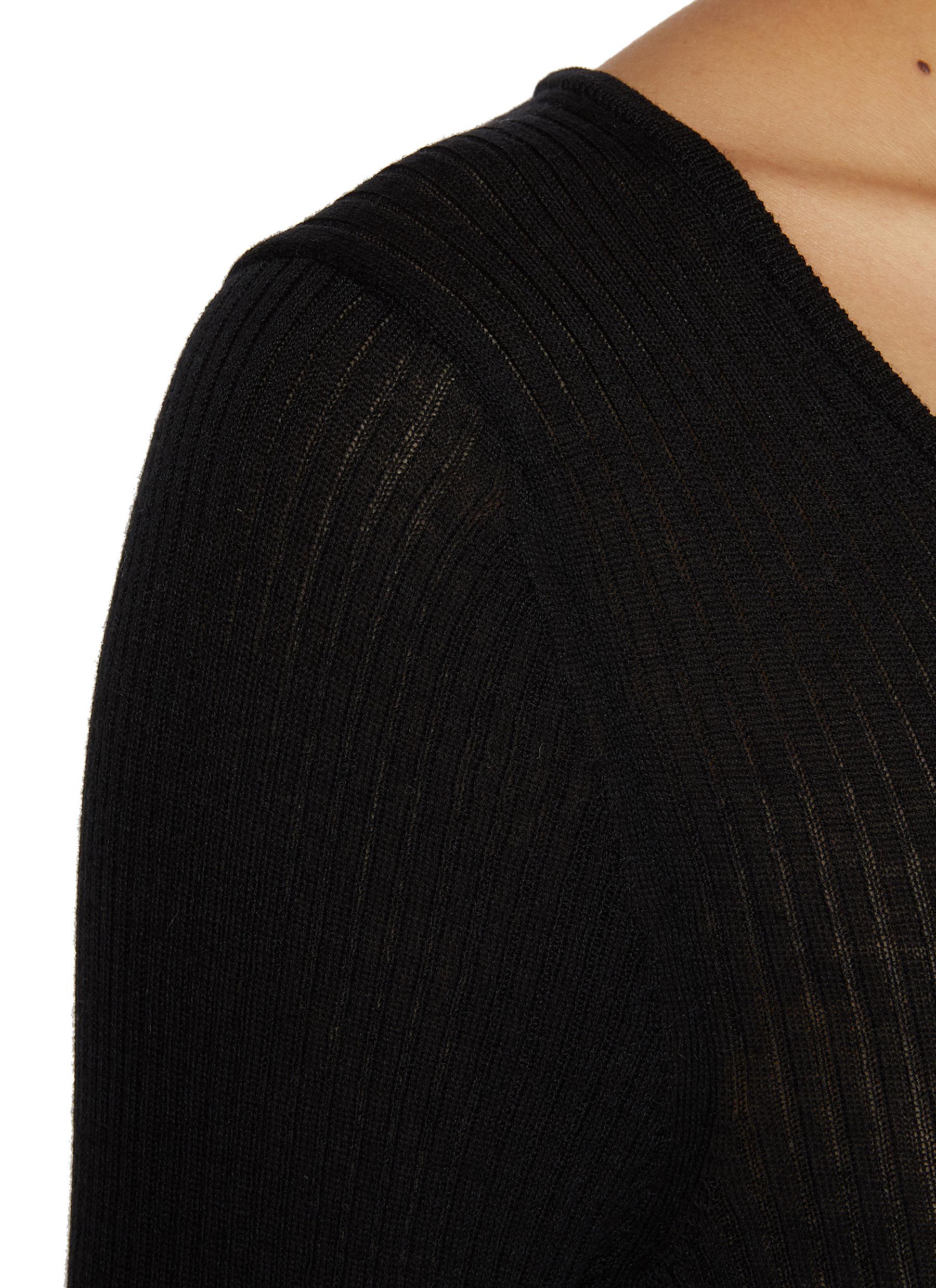 Round Neck Knit Top - Thumbnail 4