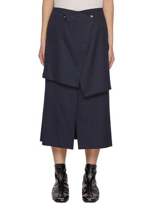 Main View - Click To Enlarge - EENK - Layered Midi Skirt