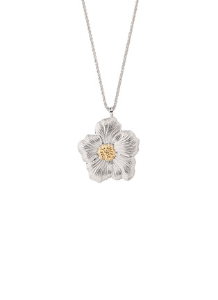 Main View - Click To Enlarge - BUCCELLATI - Blossoms Vermeil Rhodium-Plated Gold-Plated Sterling Silver Gardenia Pendant Necklace