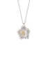 Main View - Click To Enlarge - BUCCELLATI - Blossoms Vermeil Rhodium-Plated Gold-Plated Sterling Silver Gardenia Pendant Necklace