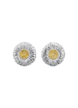 Main View - Click To Enlarge - BUCCELLATI - Blossoms Vermeil Rhodium-Plated Gold-Plated Sterling Silver Daisy Earrings