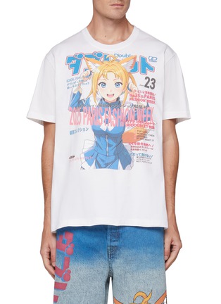 Main View - Click To Enlarge - DOUBLET - Anime Print T-Shirt