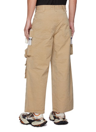 Back View - Click To Enlarge - DOUBLET - Oshi-Katsu Multi-Pocket Cropped Wide Leg Pants