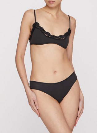 Figure View - Click To Enlarge - SKIMS - Fits Everybody Lace Scoop Bralette