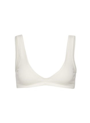 Main View - Click To Enlarge - SKIMS - Cotton Rib Skimpy Scoop Bralette