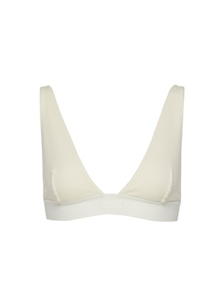 Main View - Click To Enlarge - SKIMS - Cotton Rib Plunge Bralette