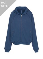 SKIMS | French Terry Relaxed Zip Up Hoodie | Women | Lane
