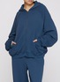 Figure View - Click To Enlarge - SKIMS - French Terry Relaxed Zip Up Hoodie