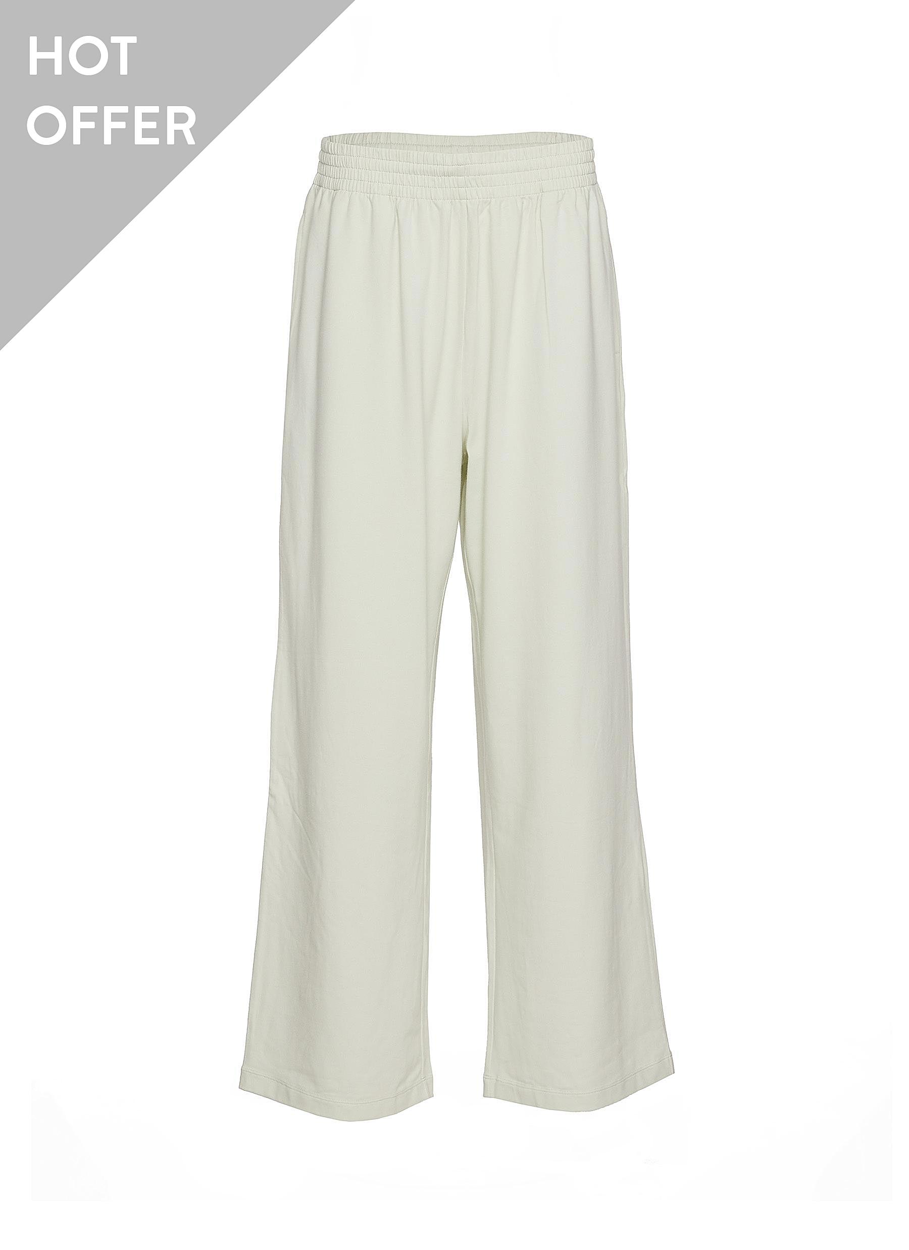 【INCHANT ME】Semi Wide Cotton Pants Set-up available] Maybe strap wide pants (5C) - INCHANT ME