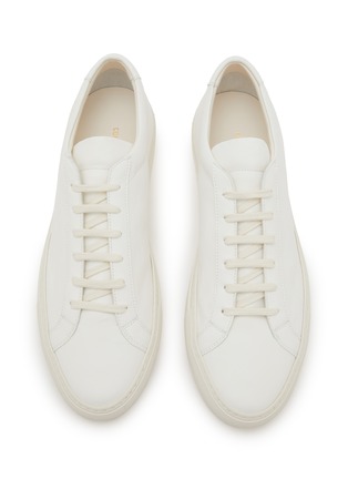 Detail View - Click To Enlarge - COMMON PROJECTS - Summer Achilles Leather Men's Sneakers