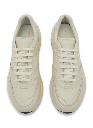 Detail View - Click To Enlarge - COMMON PROJECTS - Premium Runner Leather Men's Sneakers