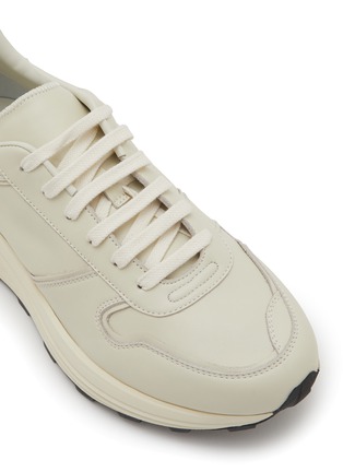 Detail View - Click To Enlarge - COMMON PROJECTS - Premium Runner Leather Men's Sneakers