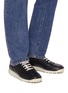 Figure View - Click To Enlarge - COMMON PROJECTS - New Traack Leather Men's Sneakers