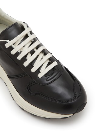 Detail View - Click To Enlarge - COMMON PROJECTS - Premium Runner Leather Men's Sneakers