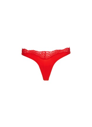 Main View - Click To Enlarge - SKIMS - Fits Everybody Lace Dipped Thong