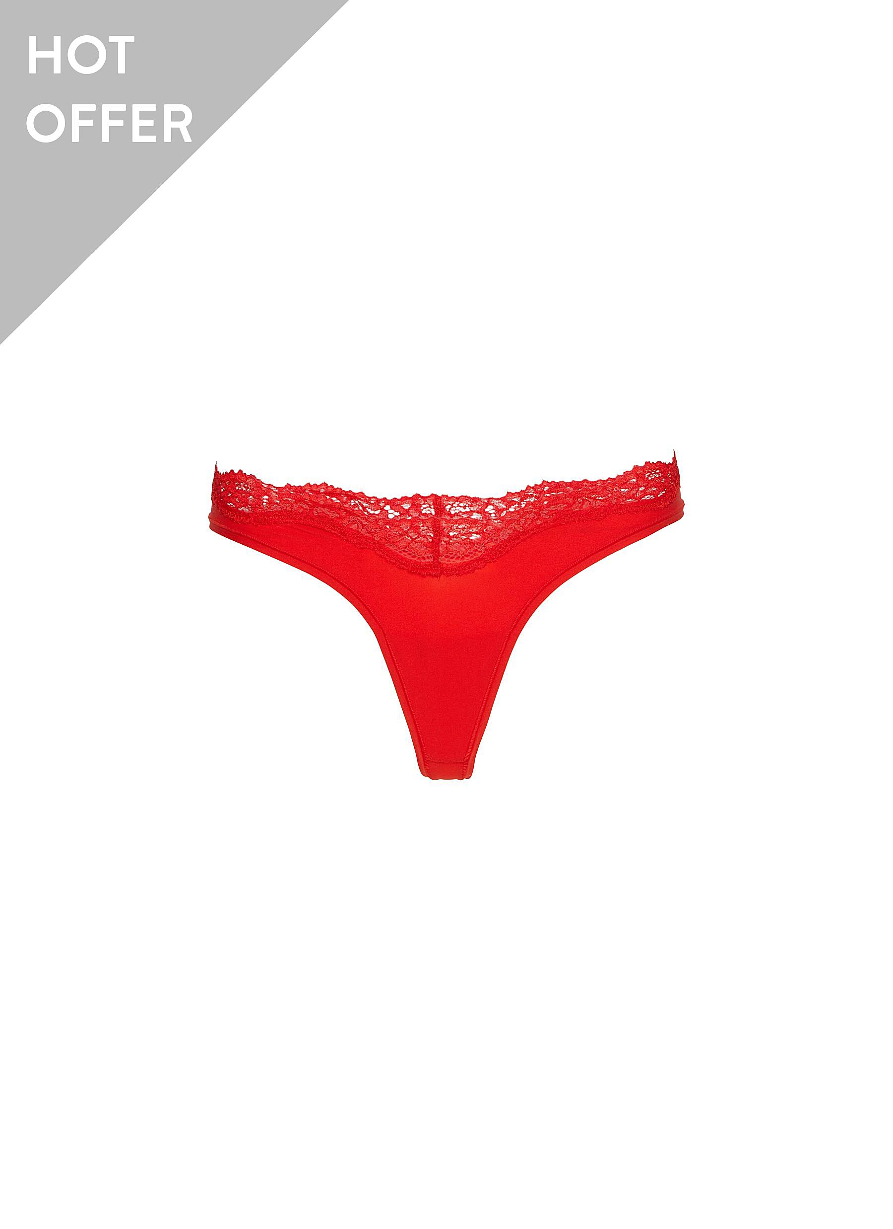 ykky　　　　　　　　　　　　　　　　　　　　　【極美品】ＤＥＮＨＡＭ SKIMS | Fits Everybody Lace Dipped Thong | Women | Lane Crawford