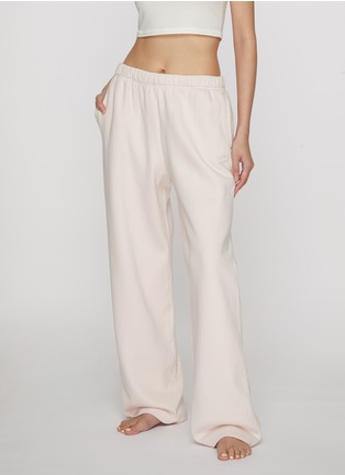 Figure View - Click To Enlarge - SKIMS - Cotton Fleece Classic Straight Leg Pants