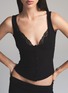 Detail View - Click To Enlarge - SKIMS - Soft Lounge Tank With Lace Bralette