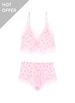 SKIMS ブラピン ROSE着用 ロマンスレース CAMI&SHORT SET/関送込 SKIMS | Skims' Romance Silk Lace Cami and Short Set | Women