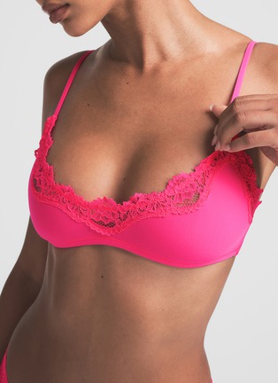 Detail View - Click To Enlarge - SKIMS - Fits Everybody Lace Scoop Bralette Pack — Set of 2